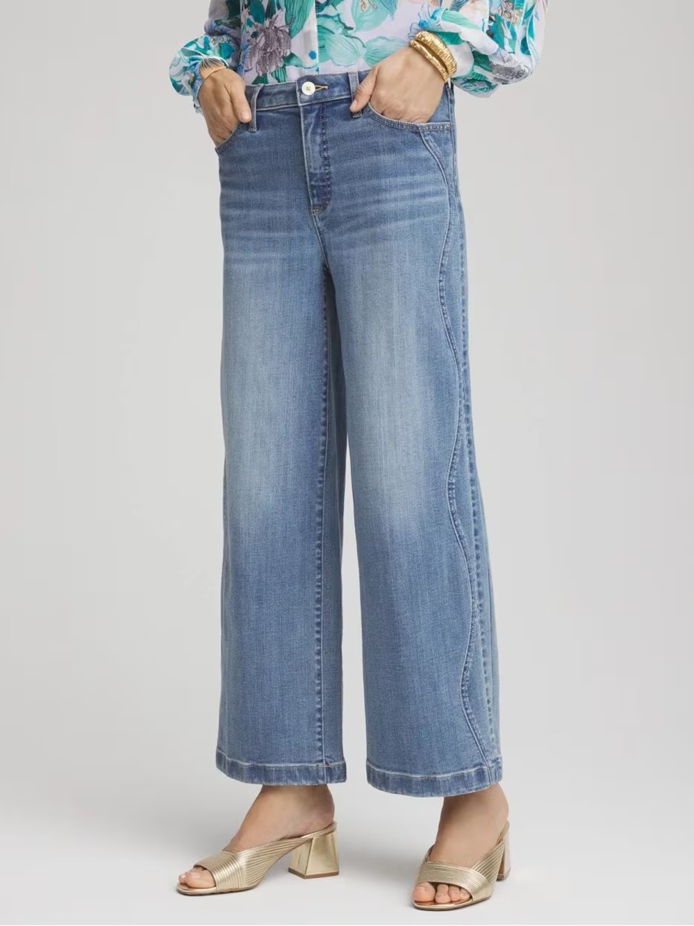 Chicos So Slimming Wide Leg Crop